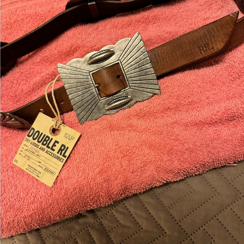 Double RL belt Brand New Never Worn!